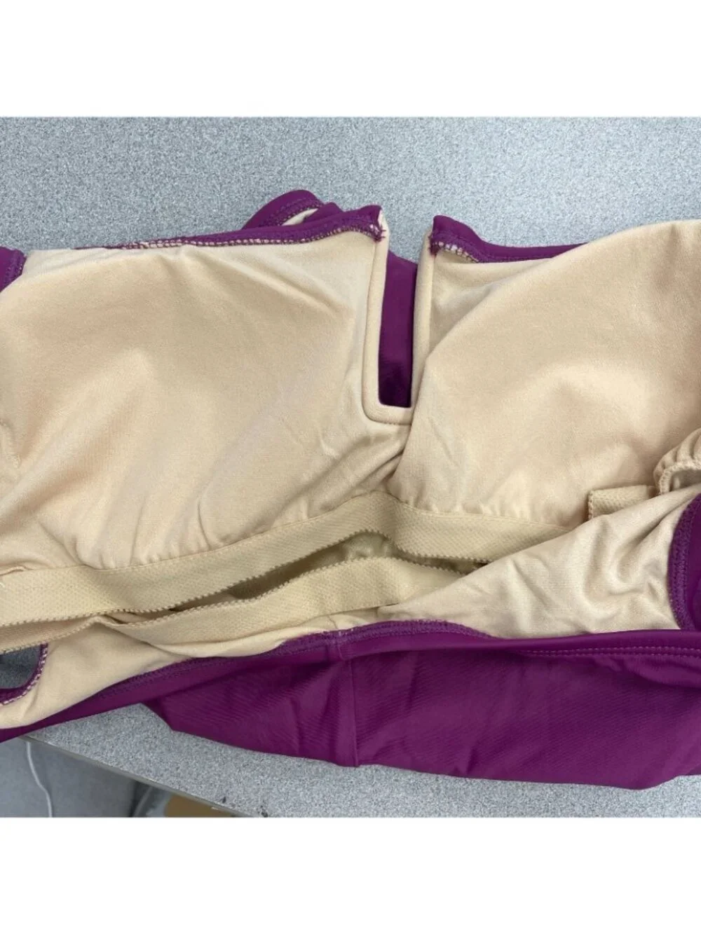 Shade & Shore Women's M Purple One-Piece Swimsuit With Full Seat Coverage a2514